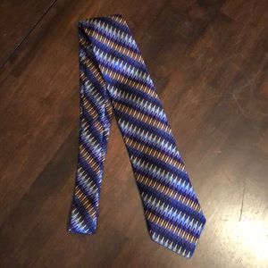 XMI Platinum Neck Tie Multi Color Blue Heavy
